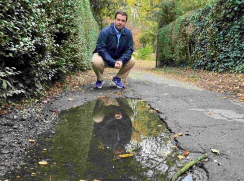 Lammas Park footpath. Photo: Ealing Liberal Democrats