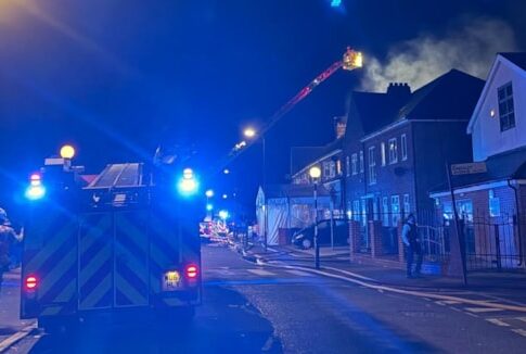 North Road fire. Pho