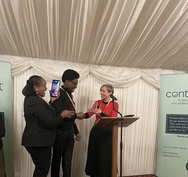 Raphael Chiwandire receiving award. Photo: Contact