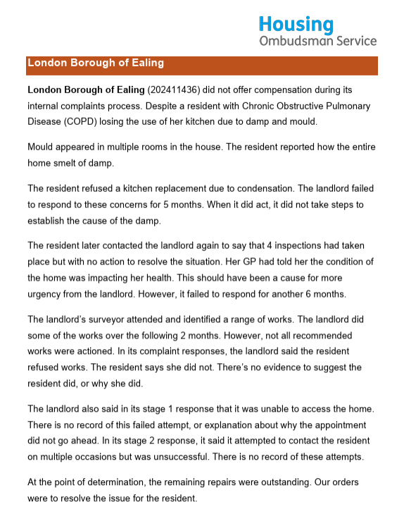 Ealing Council Severe Maladministration report