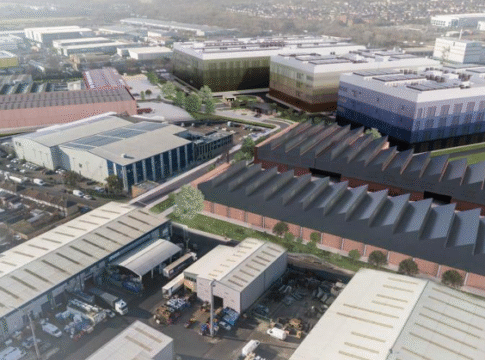 The proposed aerial view of the development. Image: Global Technical Realty (GTR)