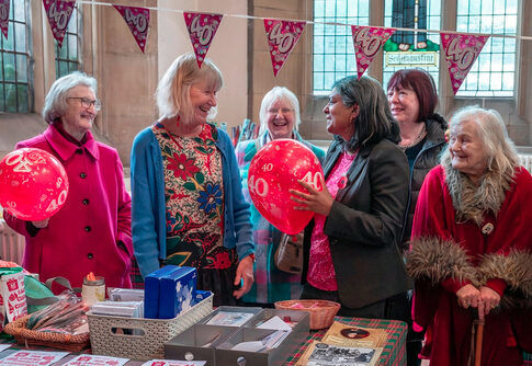 Dr Rupa Huq MP at Ealing Charity Christmas Card Shop 2025. Photo: Roger Green