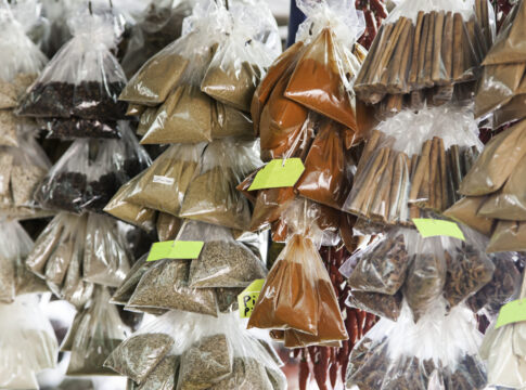 Spices in a market. Photo: GreensandBlues / Envato