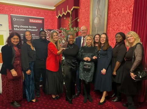 Stanhope Primary School celebrates winning Leadership Team of the Year award. Photo: Stanhope Primary School