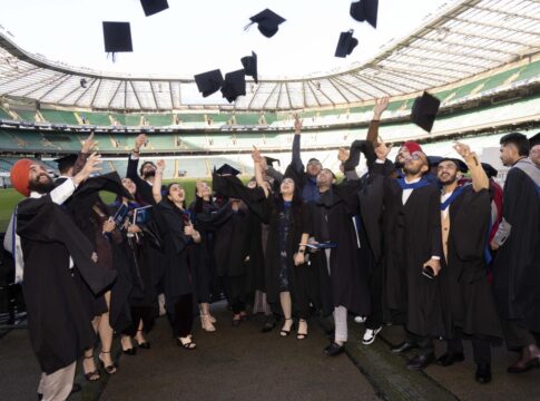 UWL students graduate at Allianz Stadium. Photo: UWL