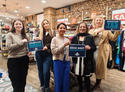 Councillor Seema Kumar at Fight for Sight in Ealing. Photo: Fight for Sight