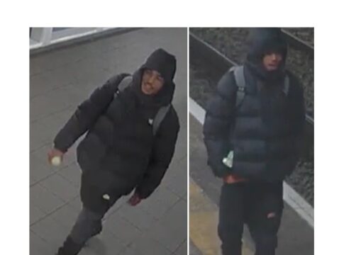 Police want to speak to this man. Photo: British Transport Police