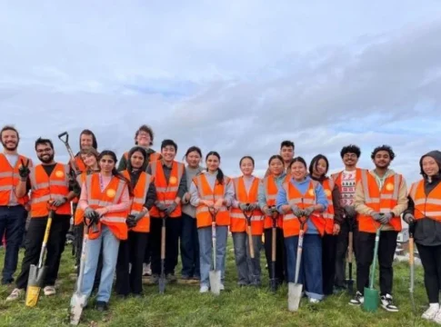 Students from University of West London. Photo: UWL