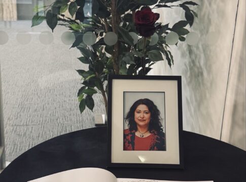 Book of condolence for Councillor Dr Aysha Raza. Photo: Ealing Council