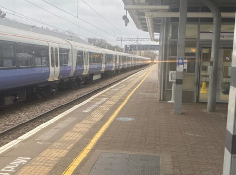 Elizabeth line train at Ealing Broadway. Photo: RAIB