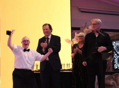 Celebrating at Impact Theatre 