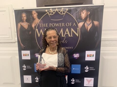 Margaret Noel with her award. Photo: Descendants