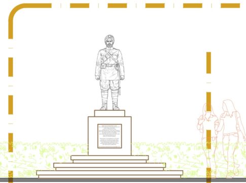 Southall Sikh memorial drawings. Image: Ace Engineering Solutions/Ealing Council