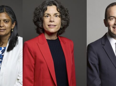 (L-R) Ealing’s MPs: Dr Rupa Huq, Deirdre Costigan and James Murray. Photos: House of Commons/Roger Harris