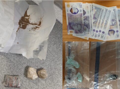 Drugs and counterfeit cash. Photo: Metropolitan Police