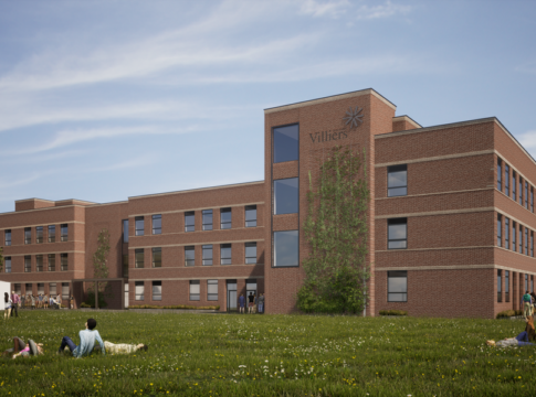 New Villiers High School building. Image: Ealing Council