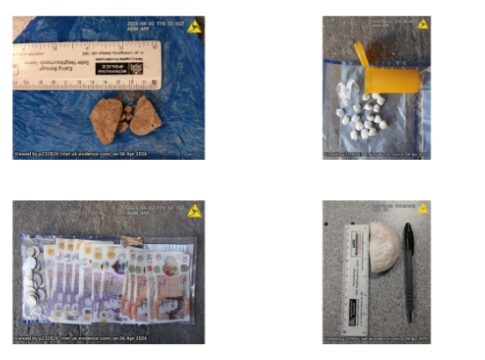 Police make seizure of drugs and cash. Photo: Metropolitan Police