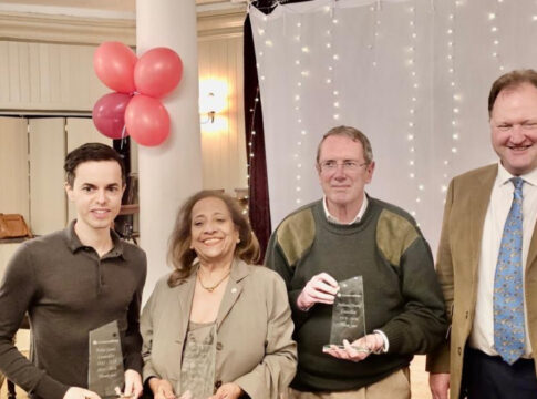 (L-R) Fabio Conti, Seema Kumar, Anthony Young and Julian Gallant. Photo: Ealing Conservatives