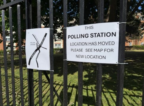 Polling station location change. Photo: EALING.NEWS