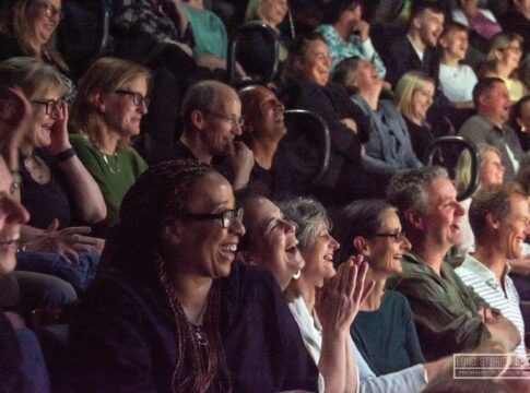 Previous comedy fundraiser for Mahaba Cafe. Photo: Mahaba Cafe