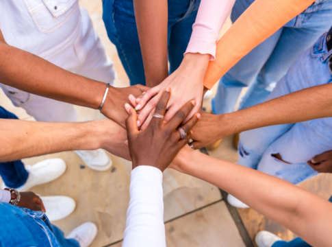 Stacking Hands. Photo: Unai82 / Envato