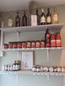 The Italian Pantry shelves in Hanwell. Photo: The Italian Pantry