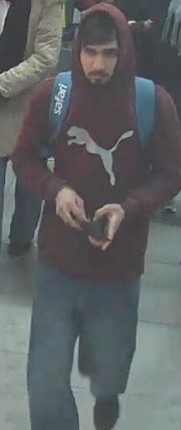 Police wish to talk to this man. Photo: British Transport Police