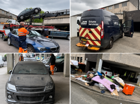 Havelock Estate clean up. Photo: Metropolitan Police