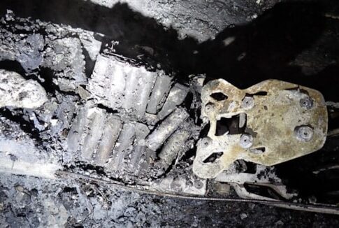 Perivale e-scooter flat fire. Photo: London Fire Brigade