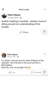 Peter Mason Facebook post. Image: LDRS