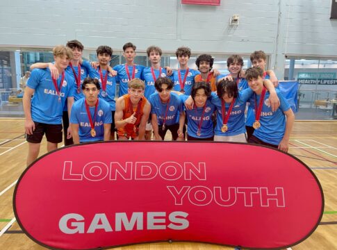 Ealing boys volleyball team. Photo: London Youth Games