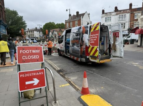 Hanwell emergency gas works June 2026. Photo: EALING.NEWS