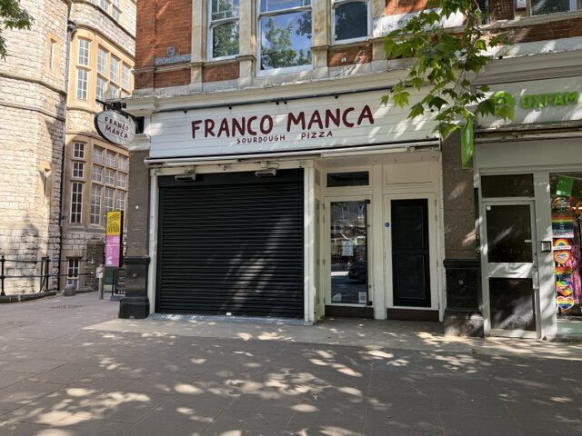 Franco Manca closes in Ealing June 2026. Photo: EALING.NEWS