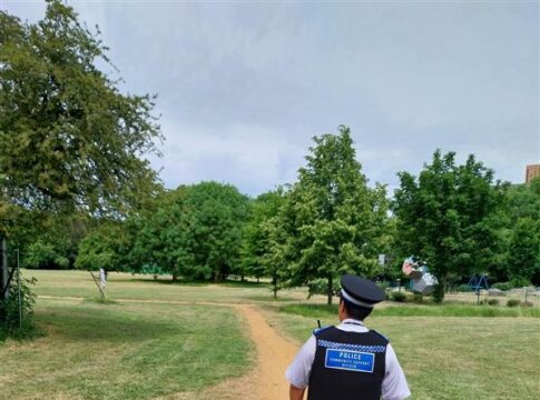Trinity Park police patrol. Photo: Metropolitan Police
