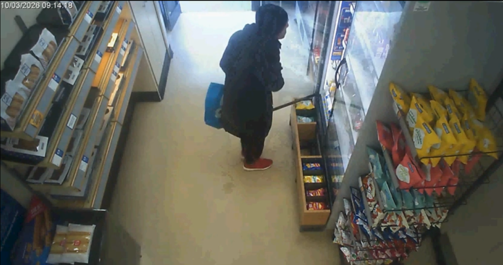 CCTV image of Michael Belgrave in Greggs. Image: Metropolitan Police