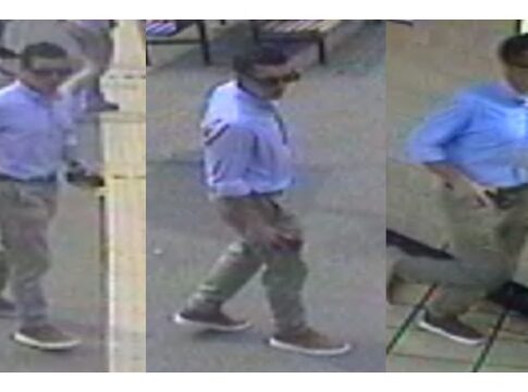 Police wish to talk to this man. Photo: British Transport Police