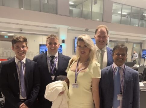 Ealing Conservative councillors at full council meeting including Julian Gallant top right. Photo: Ealing Conservatives