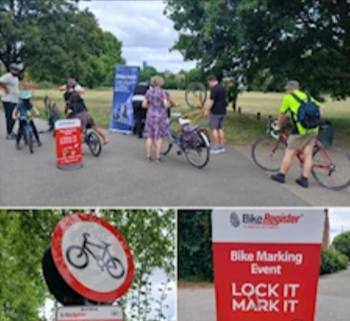 Bike register event in Acton. Photo: Metropolitan Police