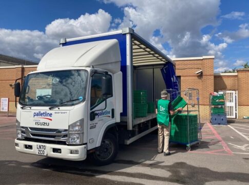 Palletline London lorry. Photo: Palletline London