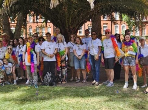 Ealing Council staff and councillors at Pride in London 2026. Photo: Ealing Liberal Democrats