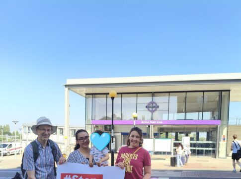Campaign against Rosebank. Photo: Parents for Future West London