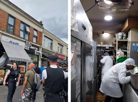 Met Police and Ealing Council in Southall. Photo: Metropolitan Police