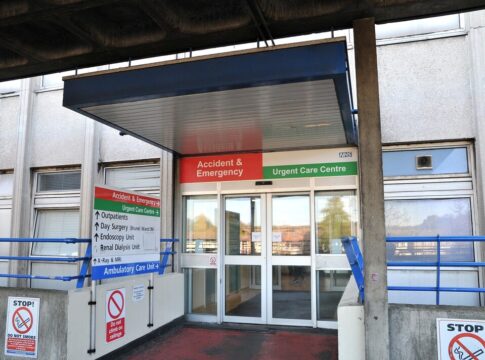 Ealing Hospital A&E. Photo: LNWH