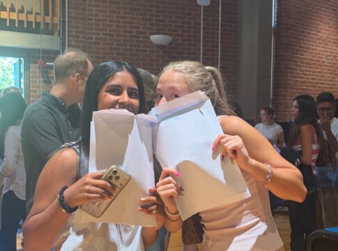 GCSE results for Notting Hill & Ealing High School students. Photo: NHEHS
