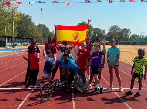 Hilmy Shawwal at summer athletics camp at Perivale Park. Photo: Everyone Active
