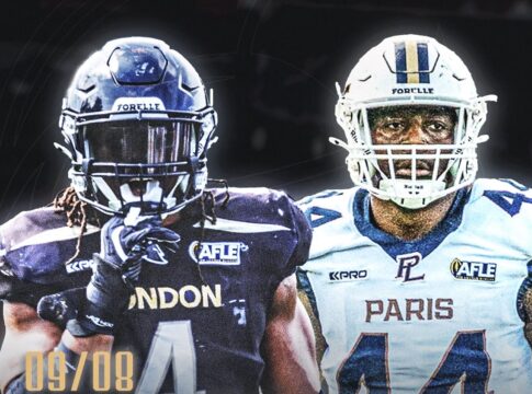 London Warriors take on Paris Lights in Ealing. Image supplied by London Warriors