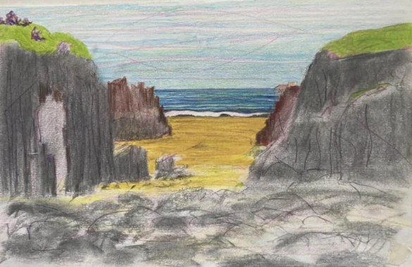 Church Doors Cove. By Jane Ruhland