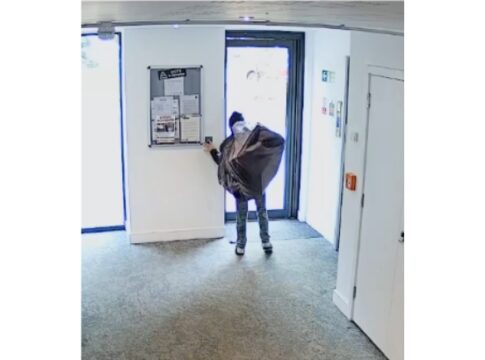 CCTV image released by police following the alleged theft of two parcels from Granta Court in Acton. Photo: Metropolitan Police