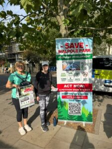 Campaign against theatre planned for Walpole Park. Photo: Save Walpole Park