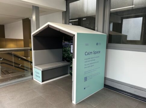 TfL calm space. Photo: Transport for London